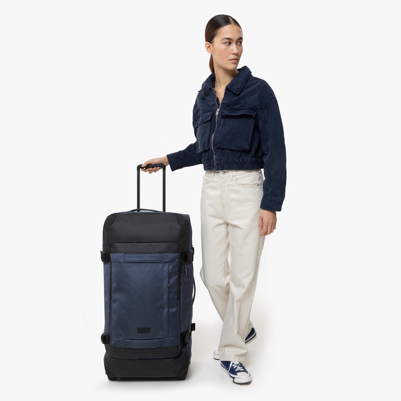 Eastpak Tranverz Cnnct L Cnnctaccmarine Large Travel Trolley - EK00096D1K31