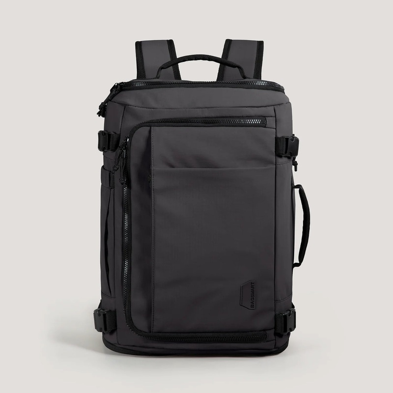 Bagsmart Blast Quick Access Carry On Travel Backpack - Black