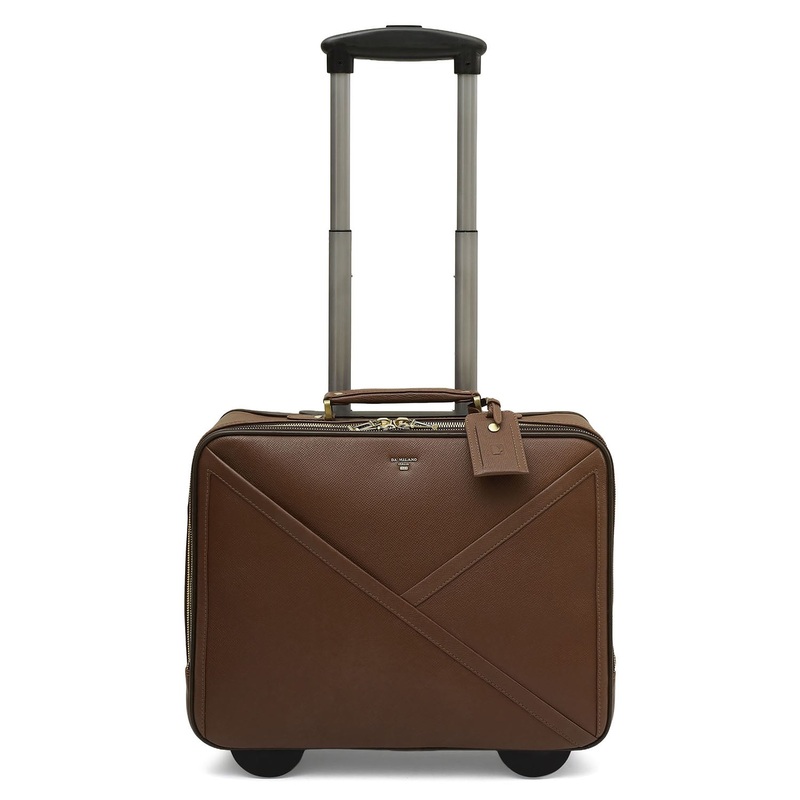 Franzy Leather Trolley - Brown