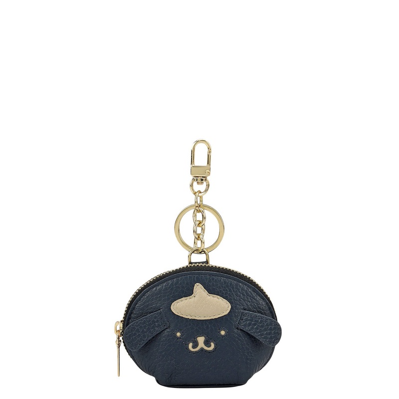 Wax Leather Bag Hanging - Navy