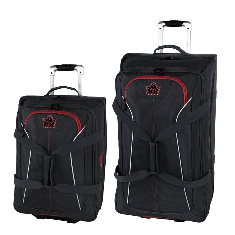 Roots Rocky Mountains Collection Wheeled Duffle 2-Piece Set (Convertible Carry On & 28")
