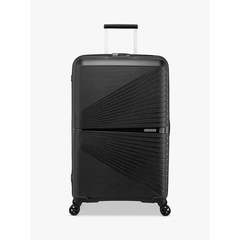 American Tourister - Airconic 77cm Large 4 Wheel Hard Suitcase - Black