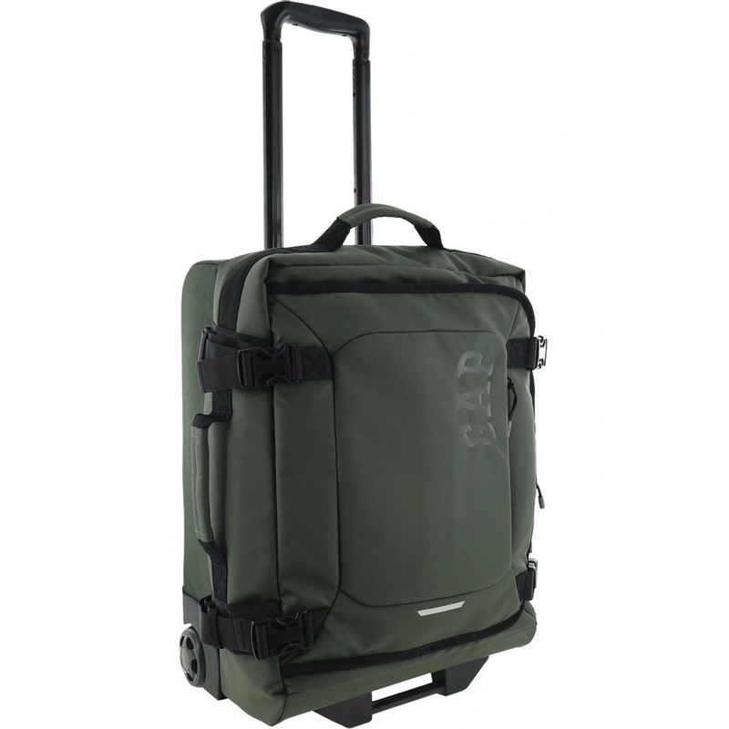 GAP -41L 73cm Large upright 2 Wheel trolley Duffle - Khaki