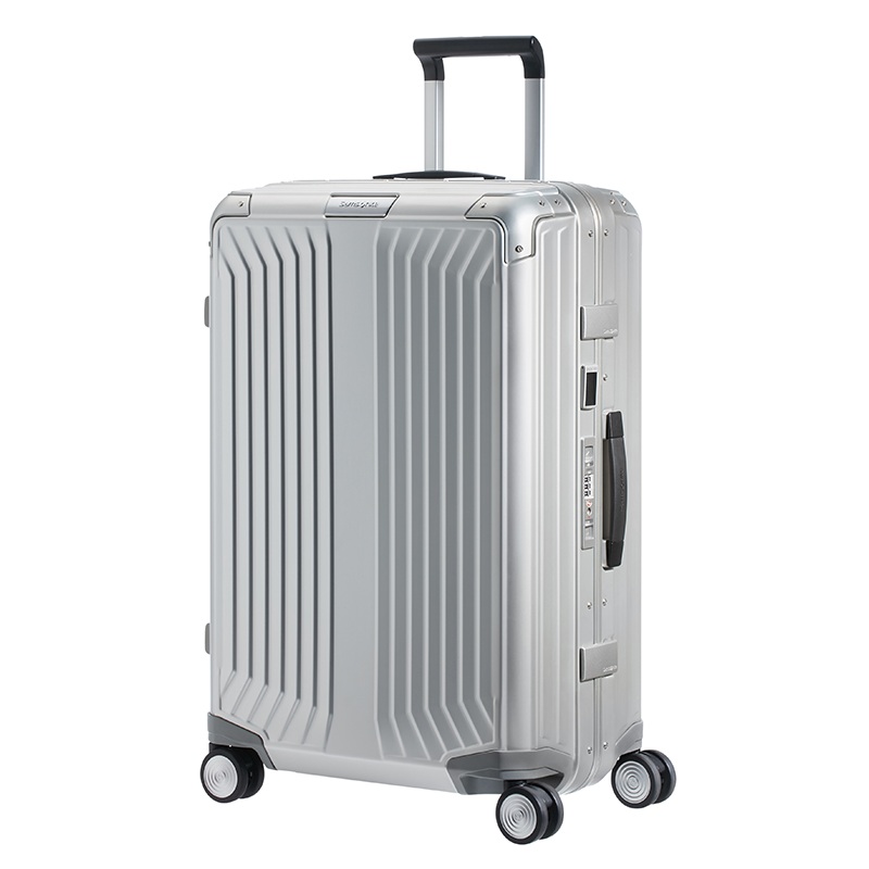 Samsonite - Lite Box ALU 76cm Large 4 Wheel Hard Suitcase - Aluminium