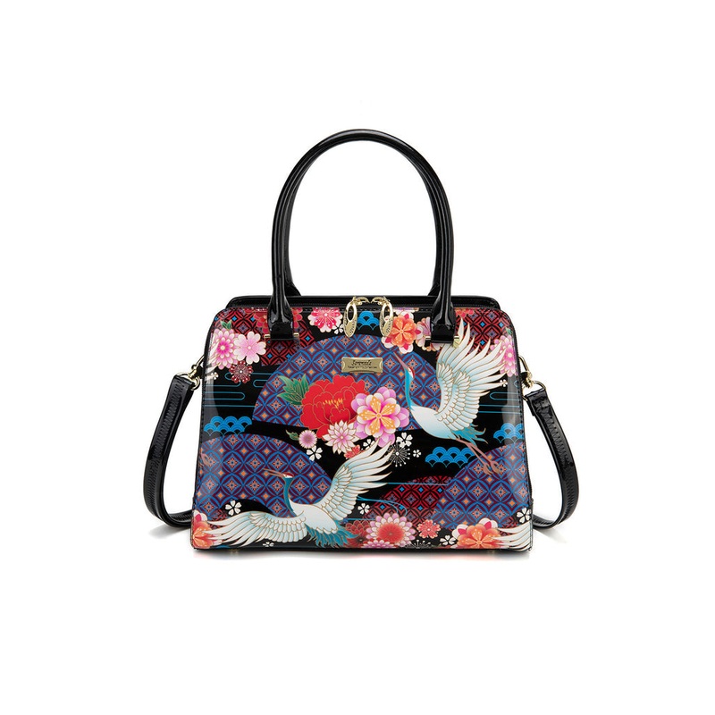 Serenade - Miyuki Cherry blossoms leather bag - Blossom