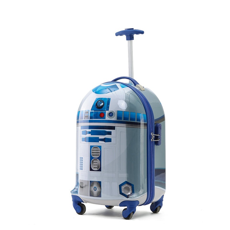 Star Wars - SW025 R2D2 20in Small Suitcase - White/Blue