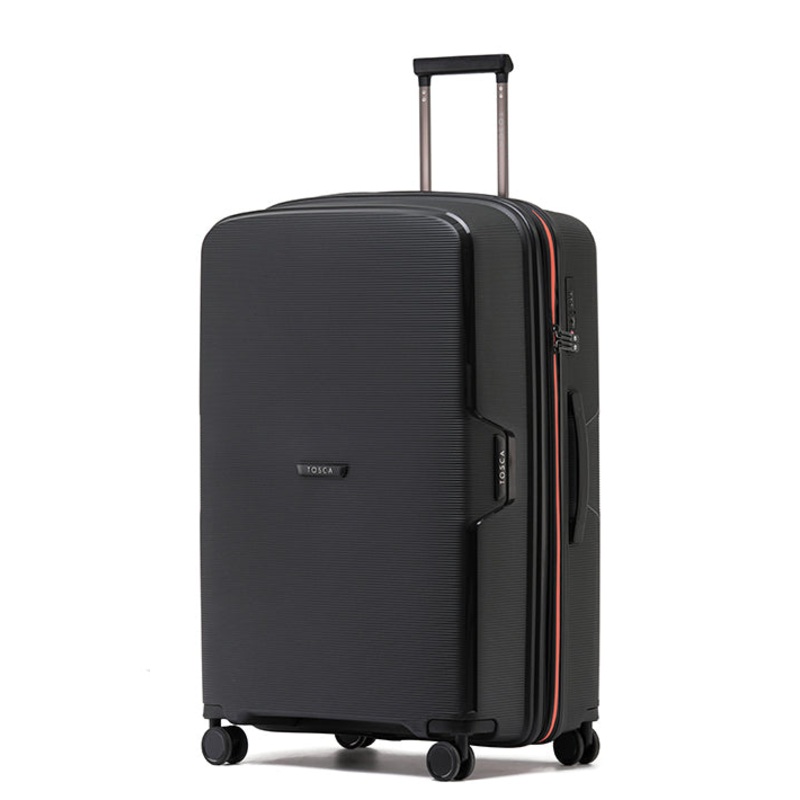 Tosca - TCA510 Bel-Air 29in Large Spinner hard suitcase - Black/Orange