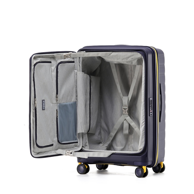 TOSCA - TCA875 CRUISER 67CM TROLLEY CASE- PURPLE