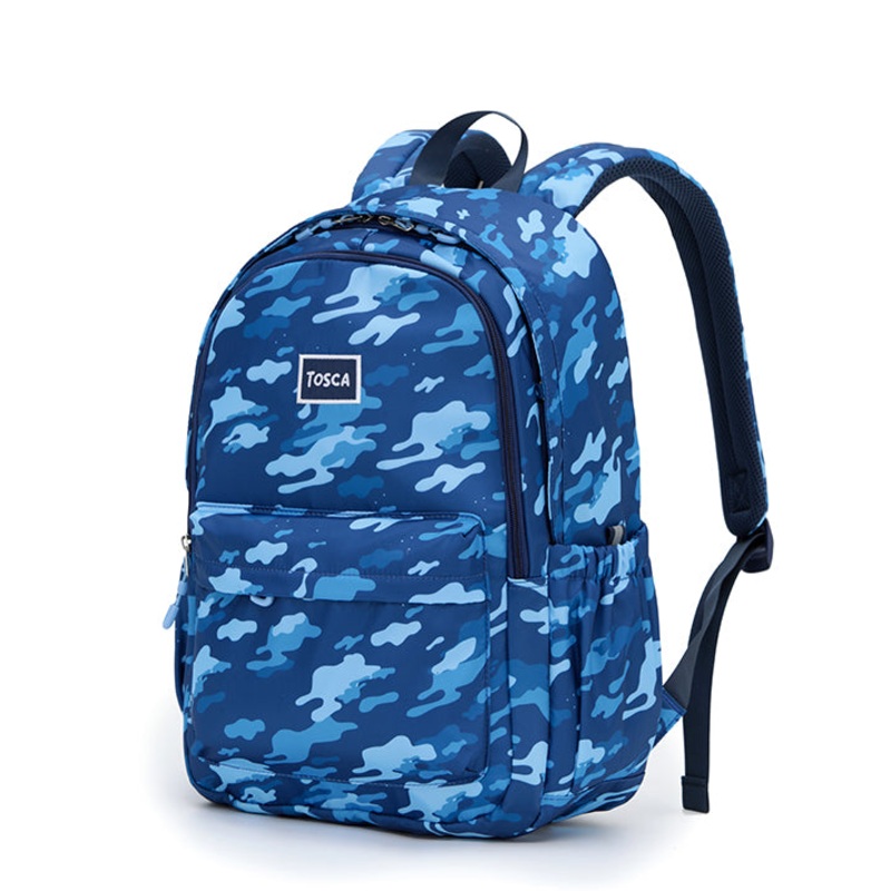 Tosca - TCA948 Camo Kids backpack - Navy