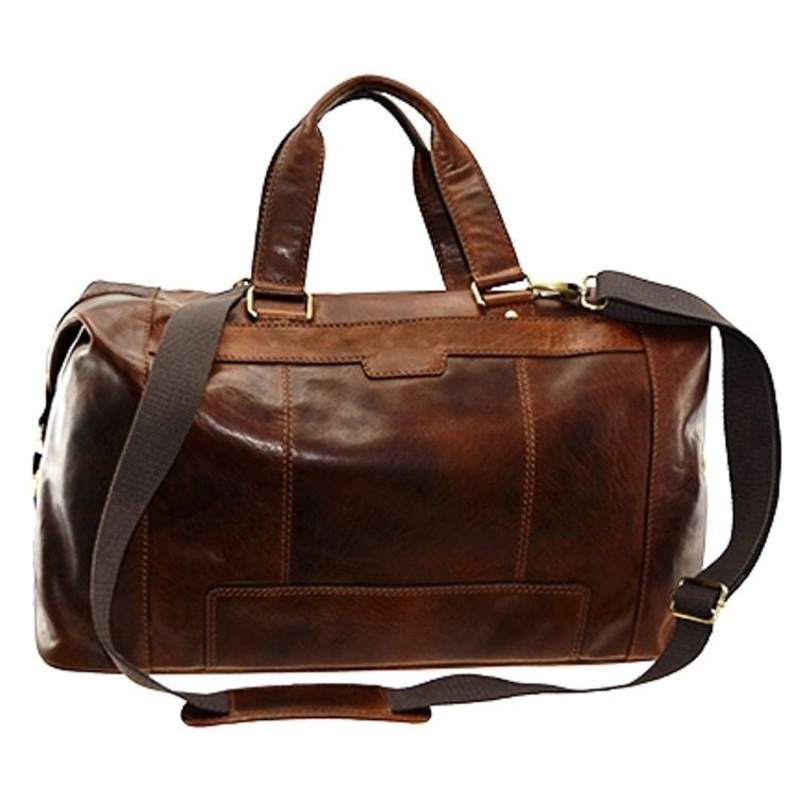 Cheyenne Hand-Stained Antique Buffalo Companion Duffel