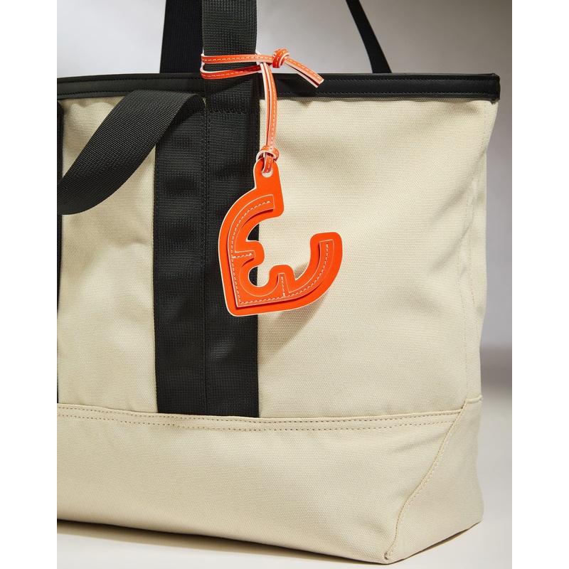Leather Bag Charm in Coral - Summer Capsule