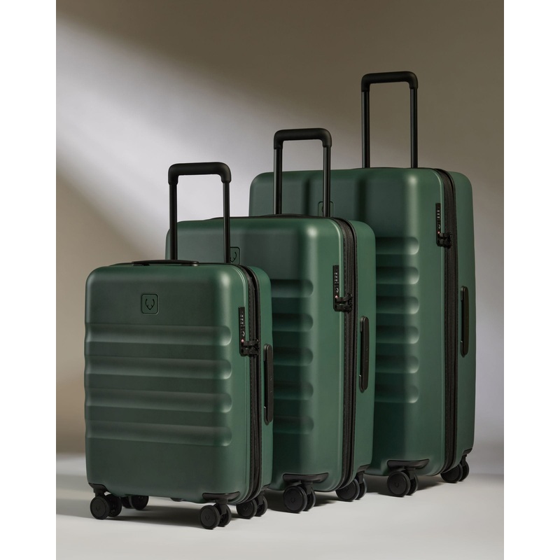 Suitcase Set in Antler Green - Icon Stripe