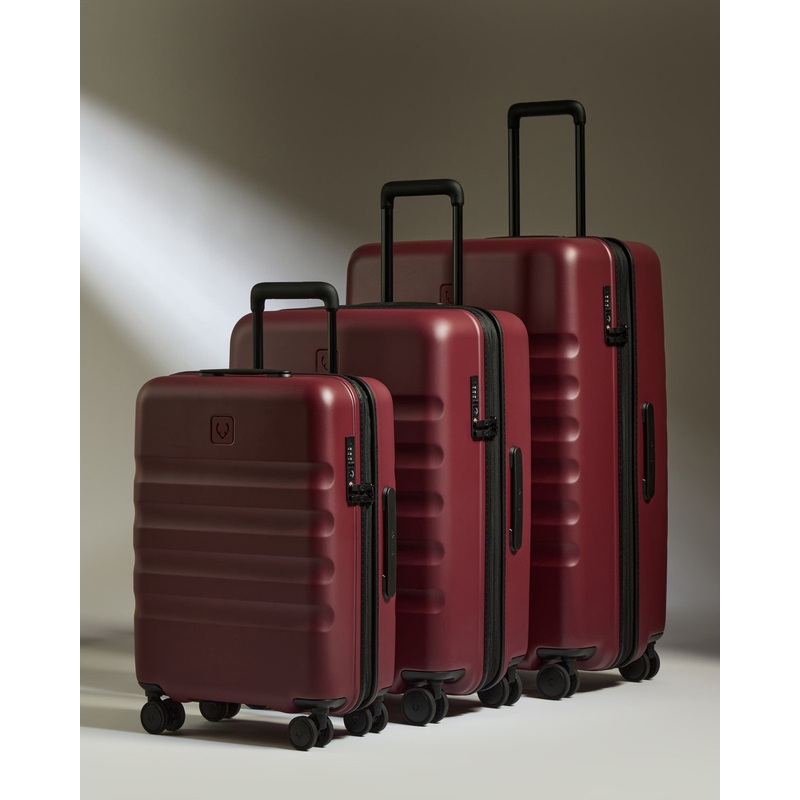 Suitcase Set in Cedar Red - Icon Stripe