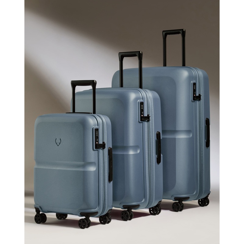 Suitcase Set in Cove Blue - Single Stripe