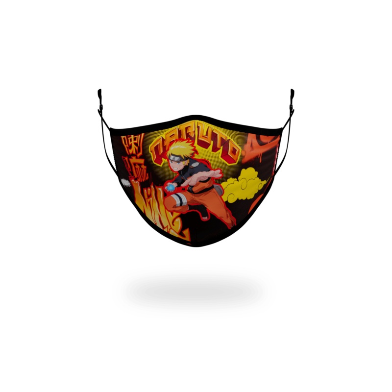 ADULT NARUTO  FORM-FITTING FACE MASK