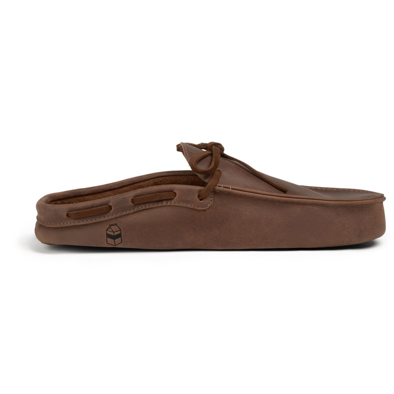 Open Heel Boat Shoe Slippers