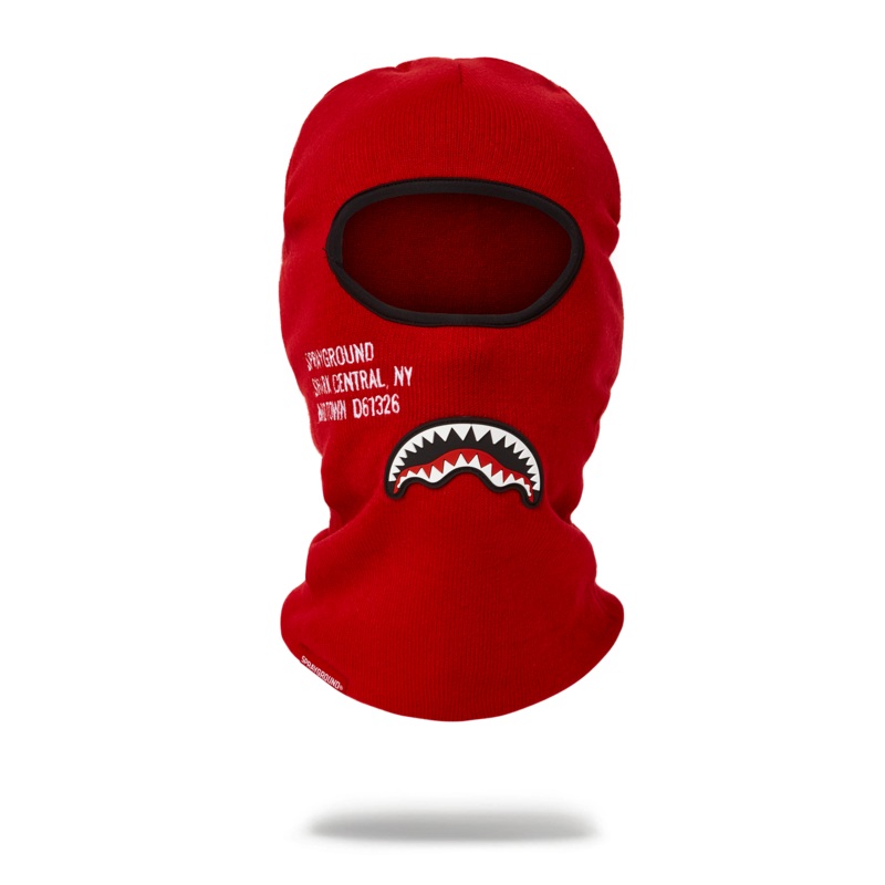 SHARK CENTRAL SKI MASK (RED)