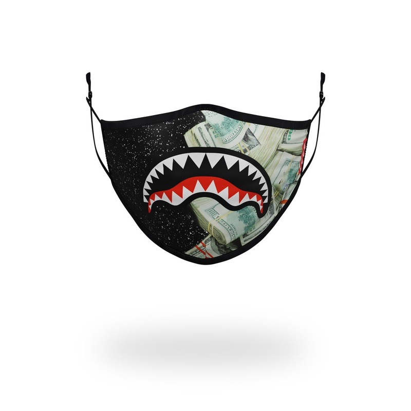 ADULT PARTY SHARK FORM FITTING FACE MASK