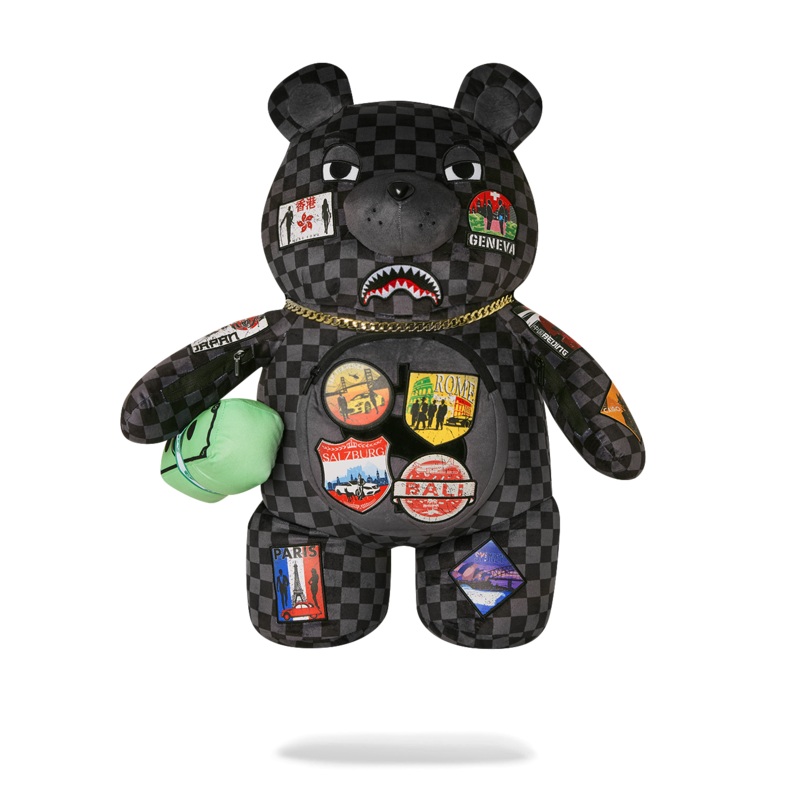 GLOBAL MOGUL UNLIMITED MILES MONEYBEAR TEDDYBEAR BACKPACK
