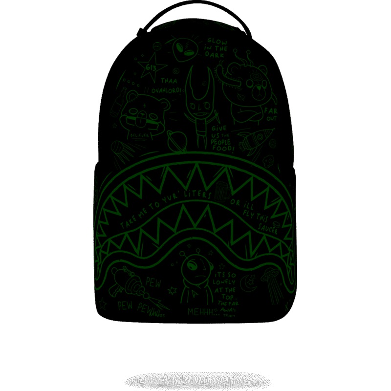 GLOW THE SPACE BACKPACK (GLOW IN THE DARK EFFECT)