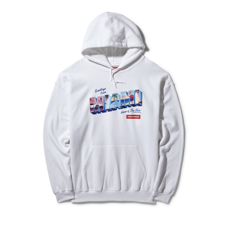 MIAMI VICE HOODY (WHITE)