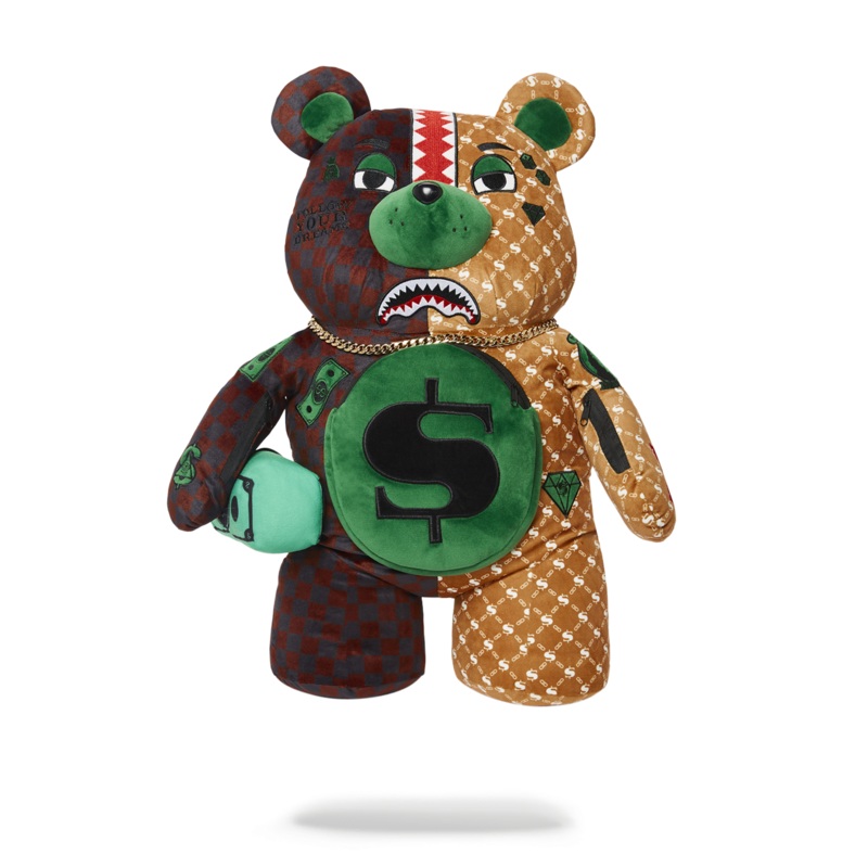 MONEY BEAR TEDDYBEAR BACKPACK PARIS VS FLORENCE