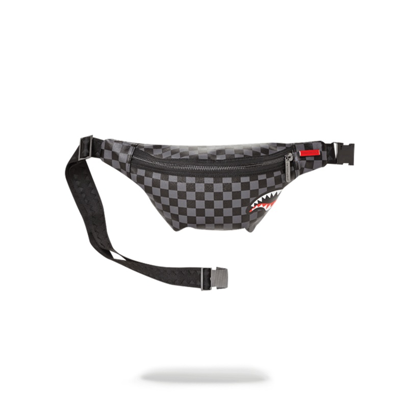 SHARKS IN PARIS (BLACK CHECKERED EDITION) CROSSBODY