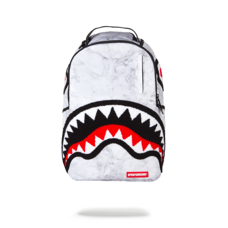WHITE MARBLE BACKPACK