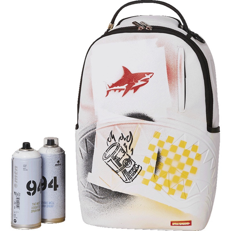 GRAFFITI ARTIST - DESIGN YOUR OWN BACKPACK - 9 STENCILS INCLUDED