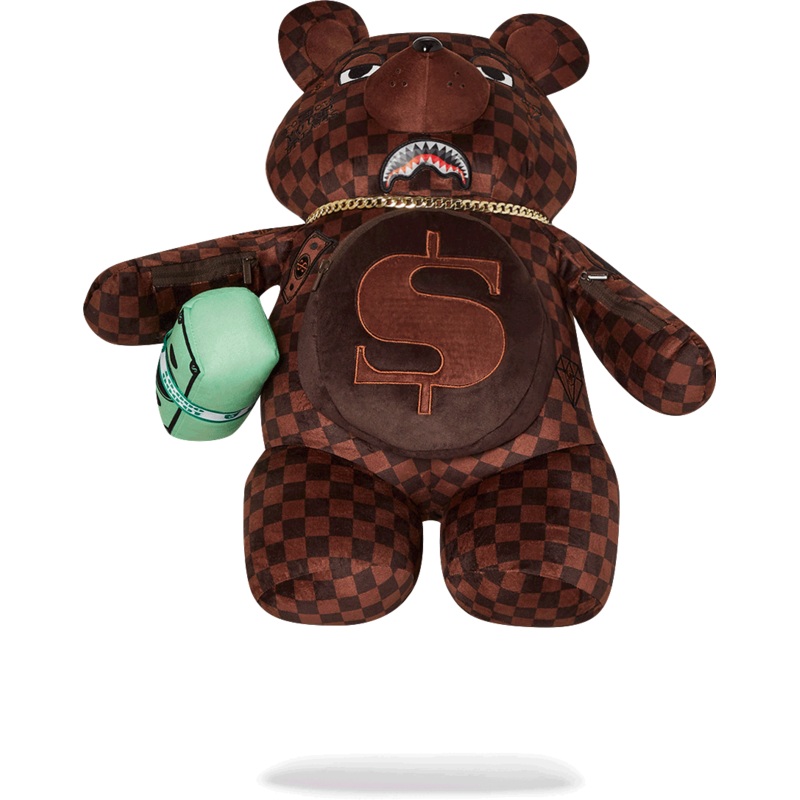 LENTICULAR EFFECTS MONEYBEAR TEDDYBEAR BACKPACK