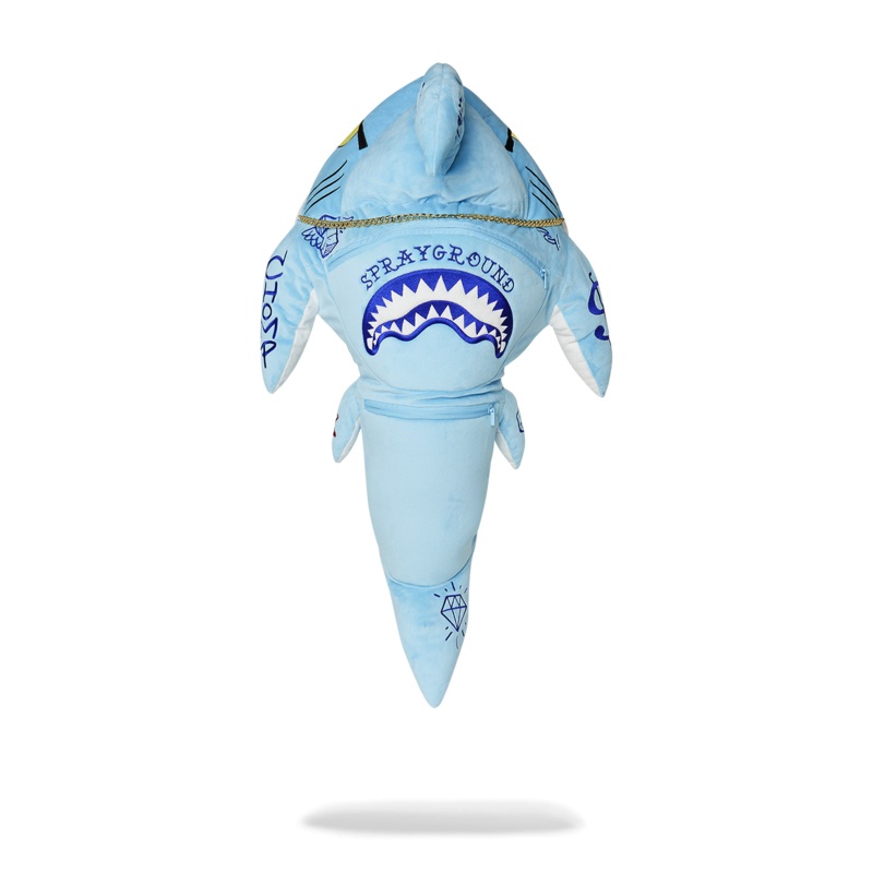 STUFFED SAVAGE HOODY BACKPACK SHARK