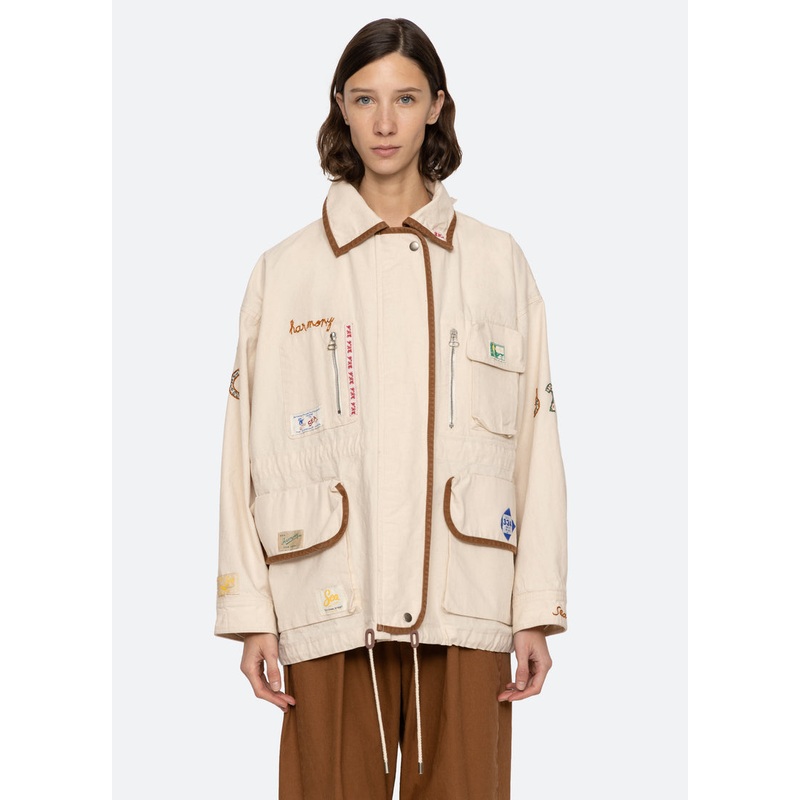 Carolyn Workwear Jacket Pf25-038 Cream