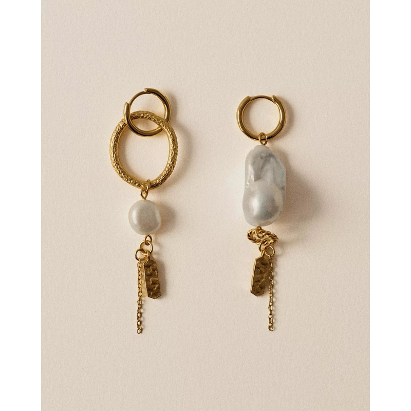 Earring Toti Pearl Dore