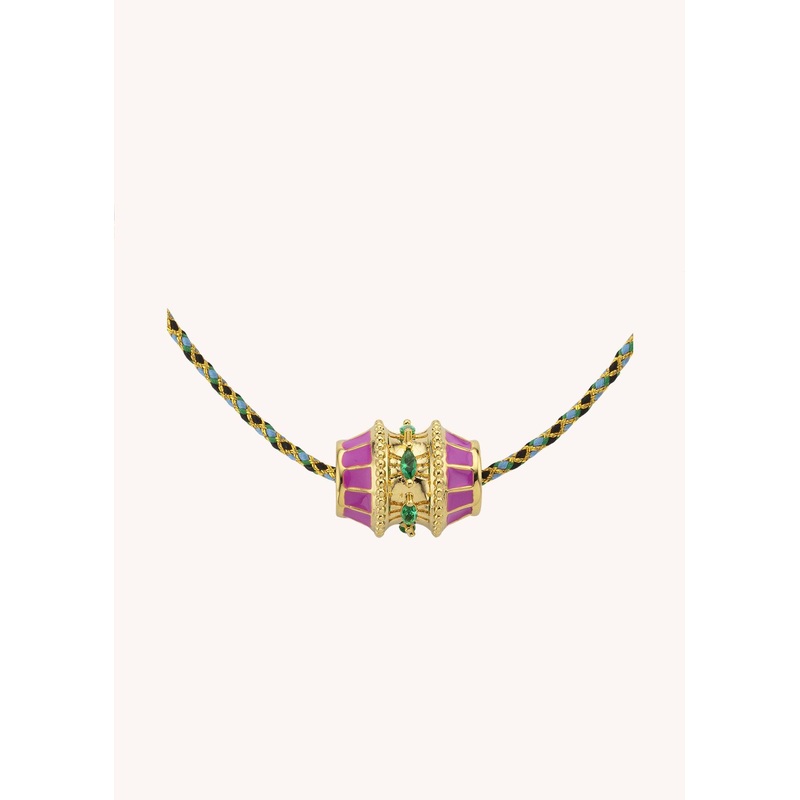 Necklace Fuchsia Talis Co-269g Gold