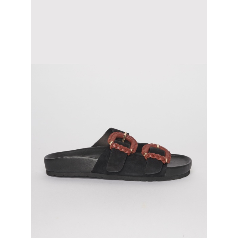 Sandal Cora S Cora Suede Noir