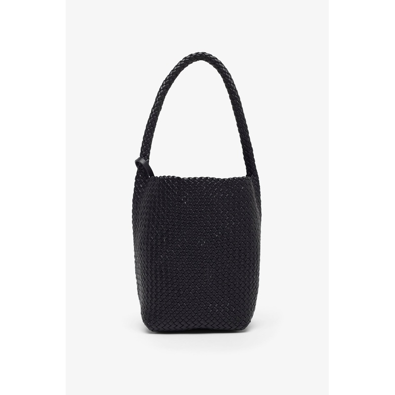 Small woven N/S tote bag