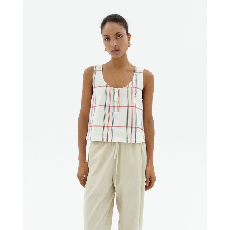 Tank Justine Cambric-Stripes