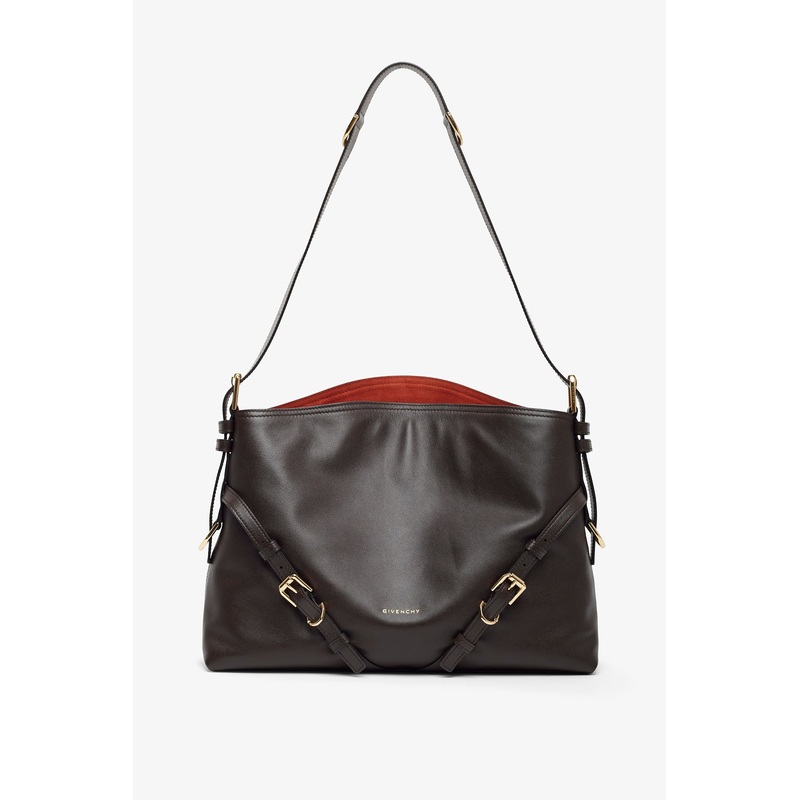 Voyou medium brown bag