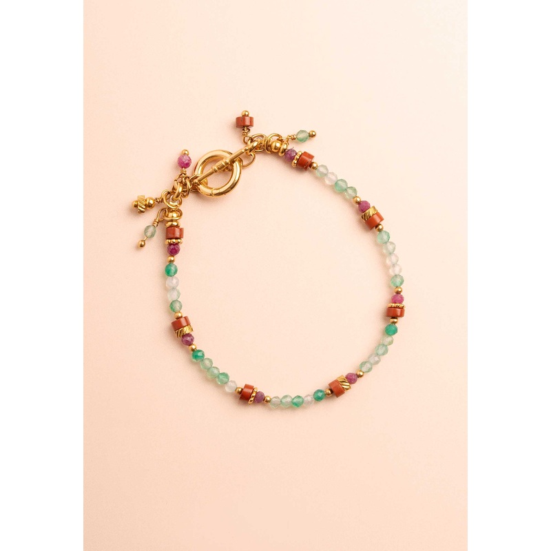 Bracelet F Bracelet F Bracelet 22035 15-Green-Agate