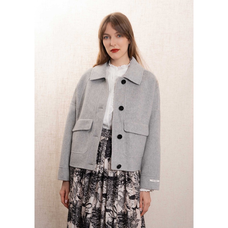 Coat Ys725 Gris