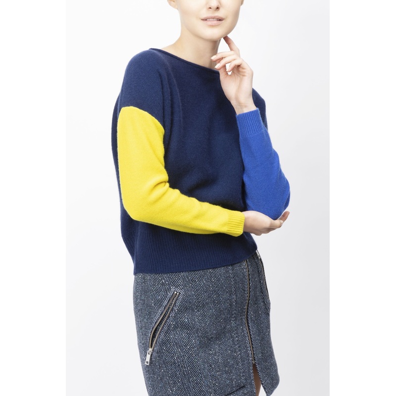 Colour Block Cashmere Sweater