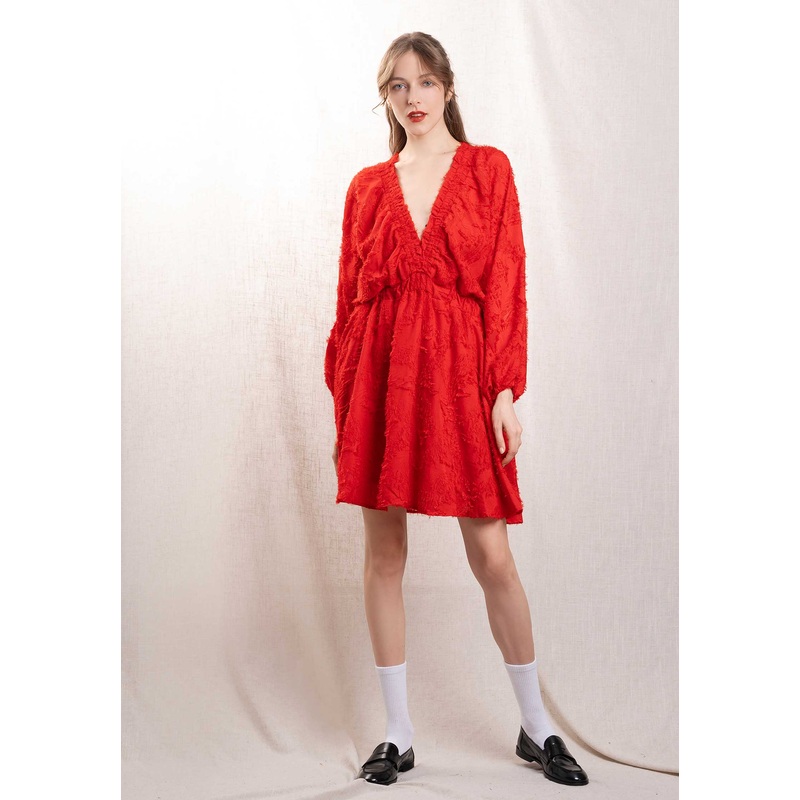 Dress Zp712 Rouge