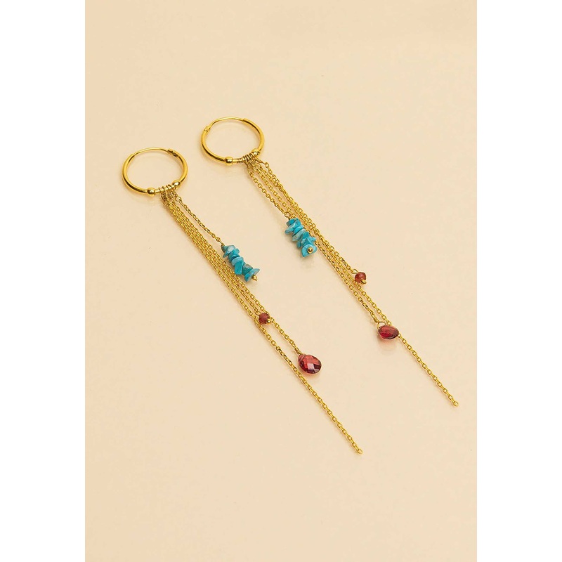 Earring  2bopt Turquoise