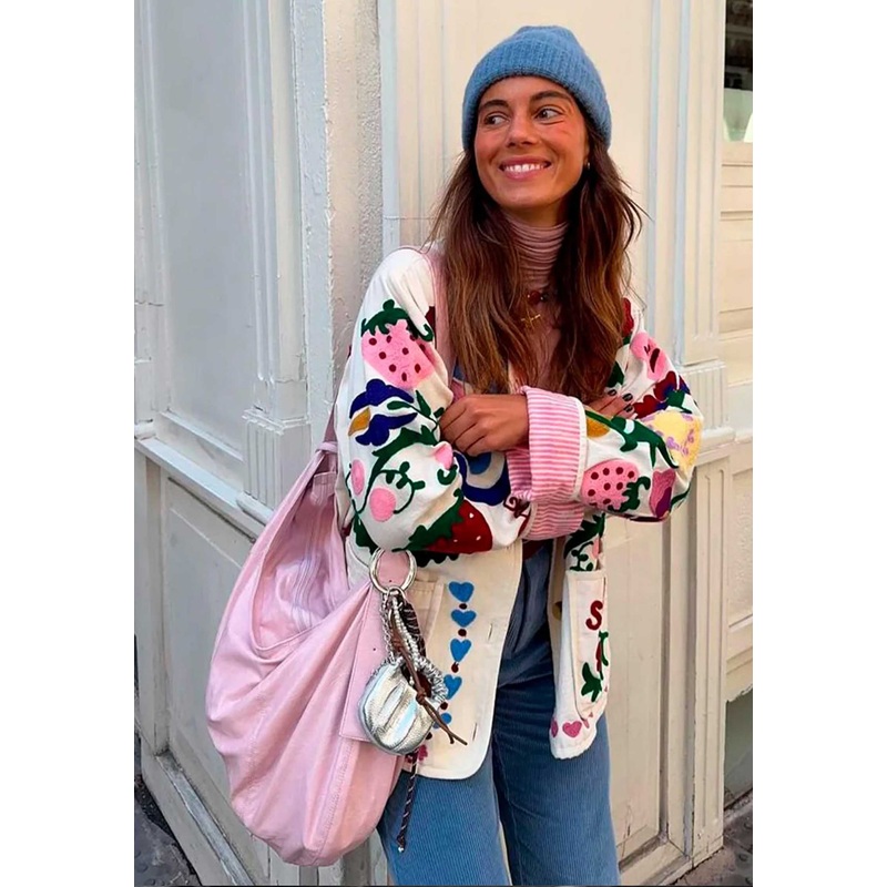 Jacket Se1172 Maggie Suzani White-Rose