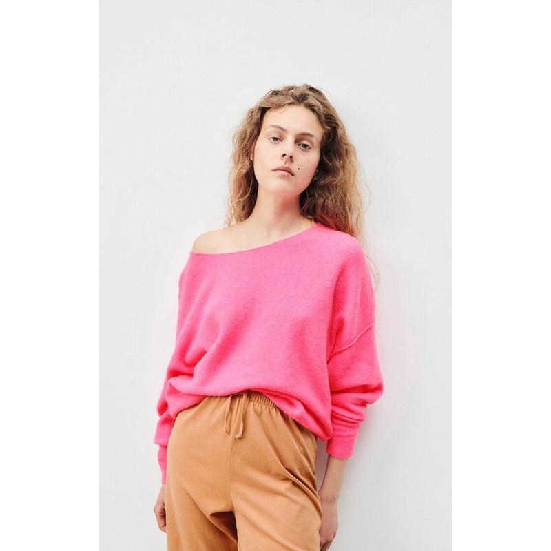 Pullover Dam225 Rose-Fluo