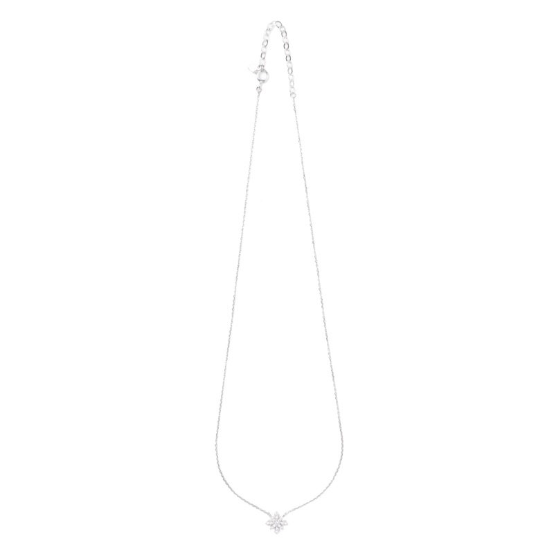 Snow 14K White Gold Necklace