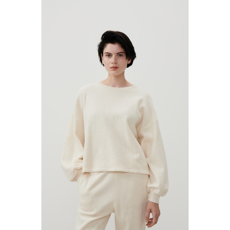 Sweatshirt Boby03a Ecru
