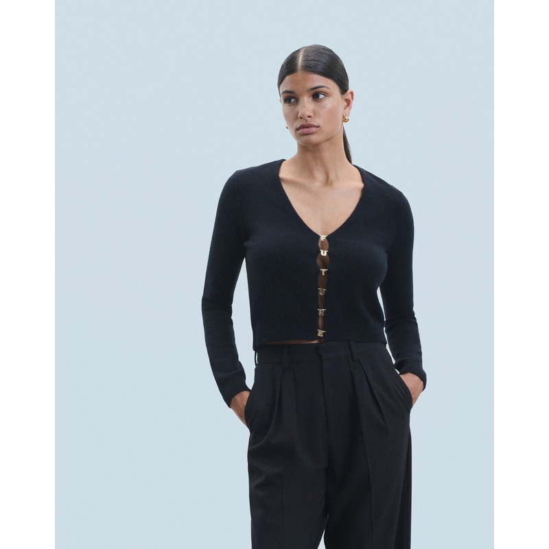 Cardigan 2401wto02234 Noir