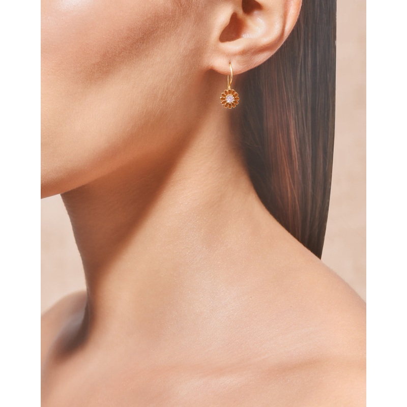 Earring Sai 84 Boucl Sai 84 Boucles Quartz-Rose