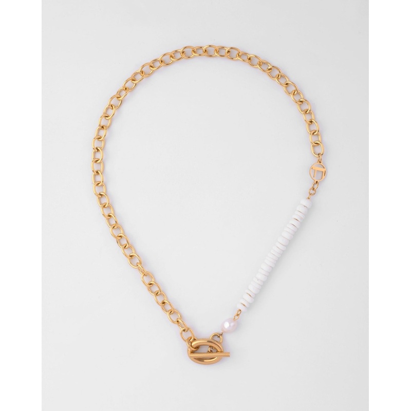 Necklace Yn0169 Ascot Necklace Ivory